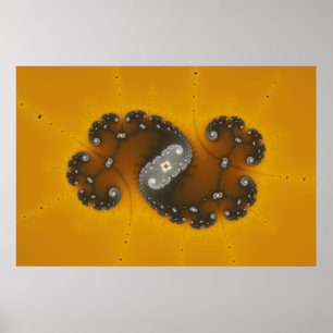 Gris Créature - Poster Fractal