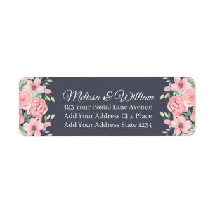 Gris d'ardoise floral épousant l'adresse de retou