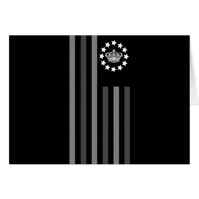 Gris de la Couronne - Drapeau (Devant horizontal)