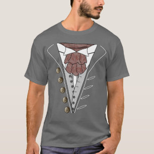 Gris de T-shirt de diplomate de foulard de smoking
