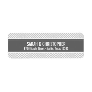 Gris et charbon de bois moderne Chevron