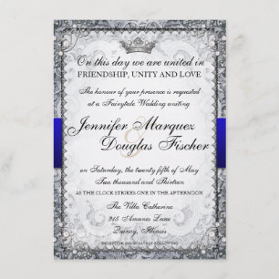 Gris fleuri de faire-part de mariage de livre de