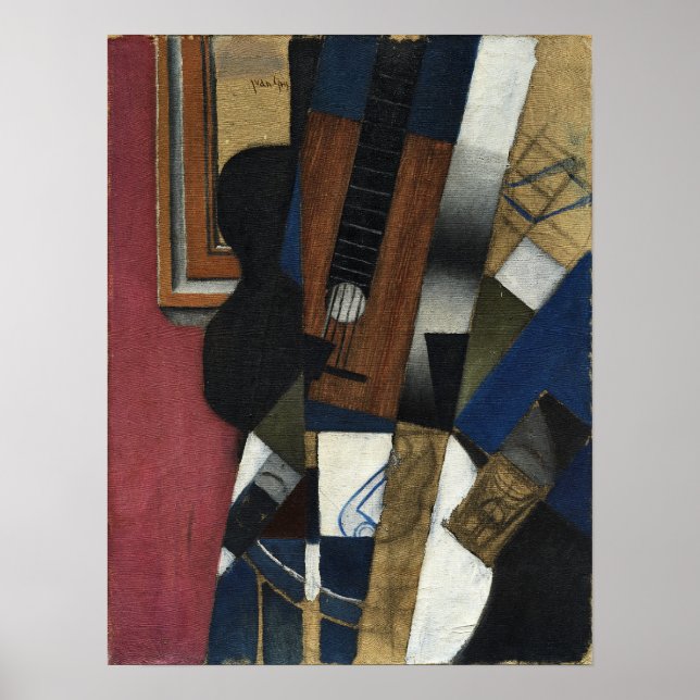 Gris - Guitar And Pipe Poster (Front)