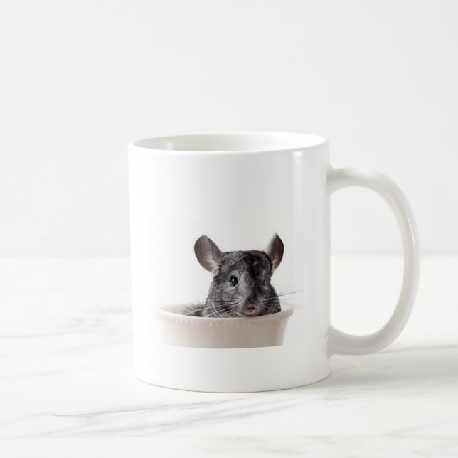 Gris mignon de chinchilla de tasse de thé (Droite)