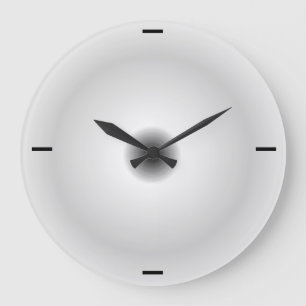 Gris minimaliste > Horloges murales simples