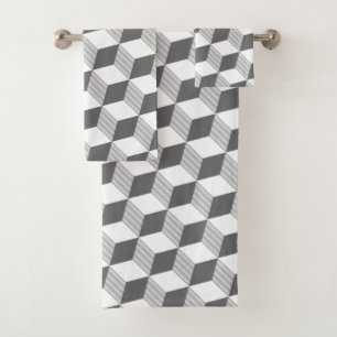 Gris Monochrome Diamant Conception - Ensemble de s
