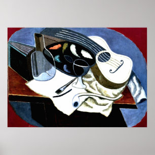 Gris - Painter's Table; Juan Gris painting Poster