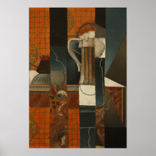 Gris - Playing Cards And Glass Of Beer Poster