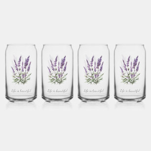 Gris Romantique Fleur de Lavande Violette