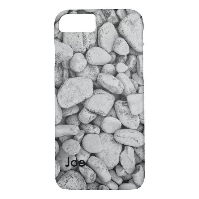 Gris Stones iPhone 7 Coque (Dos)