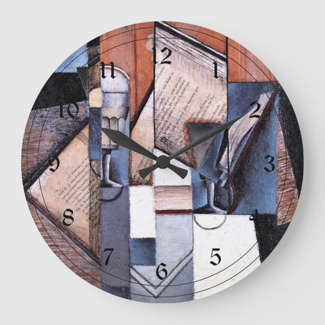Gris - The Book Large Clock (Front)