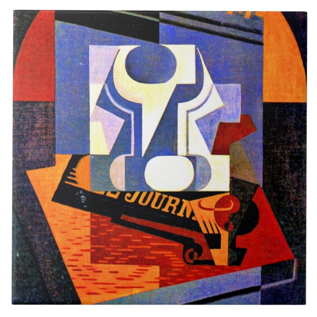 Gris - The Fruit Dish, 1918 Tile (Front)