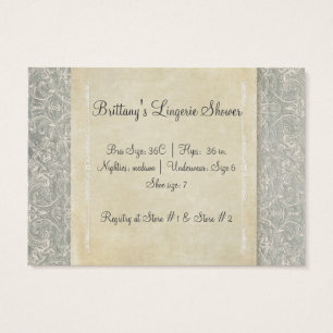 Gris Vintage français Régence Dentelle Mariages