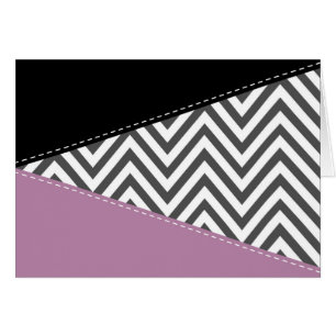 Gris Zigzag, Gris Chevron, Motif Zigzag, Violet