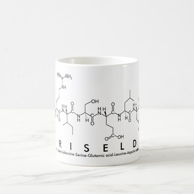 Griselda nom de peptide mug (Centre)