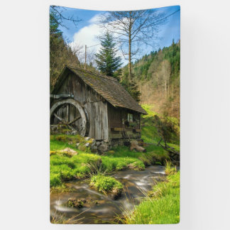 Grist Mill in the Black Forest Banner