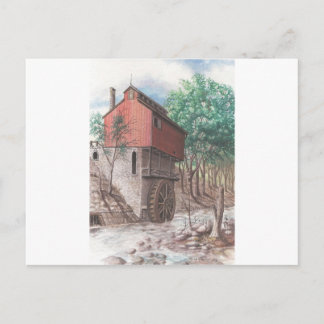 Grist Mill Postcard