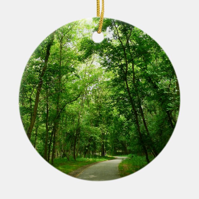 Grist Mill Trail II Ceramic Ornament (Front)