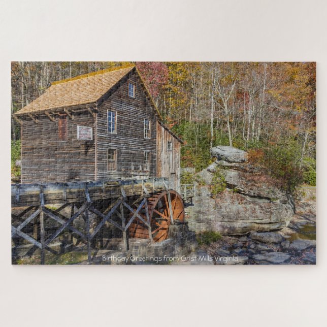 Grist Mills Virginia Jigsaw Puzzle (Horizontal)