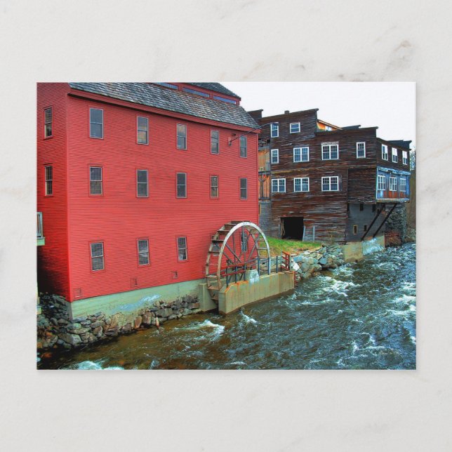 Gristmill, Littleton, NH : Carte postale (Devant)