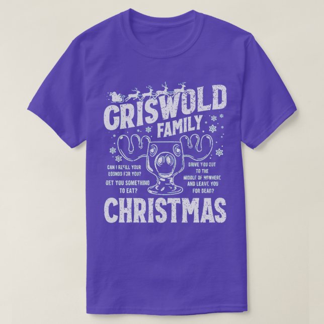 Griswolds Eggnog Retro Festive Flavour TShirt 1 (Design Front)