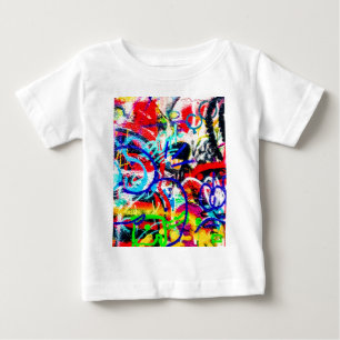 Gritty Crazy Graffiti Baby T-Shirt