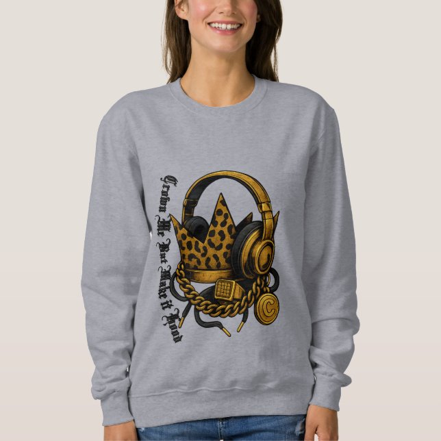 Gritty Glam Hoodie |  (Front)