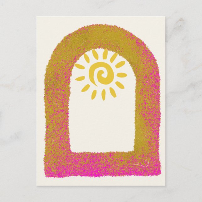 Gritty Holed Postcard (Front)