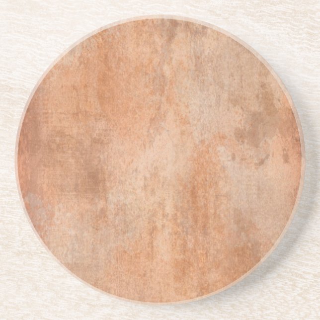 Gritty Orange Coaster (Front)