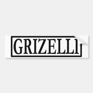 Griz bumper image sticker