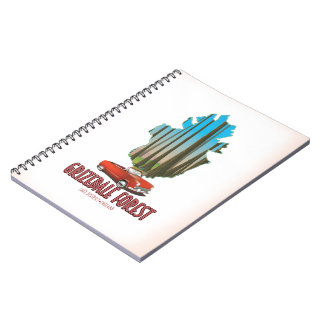 Grizdale forest lake district england map notebook