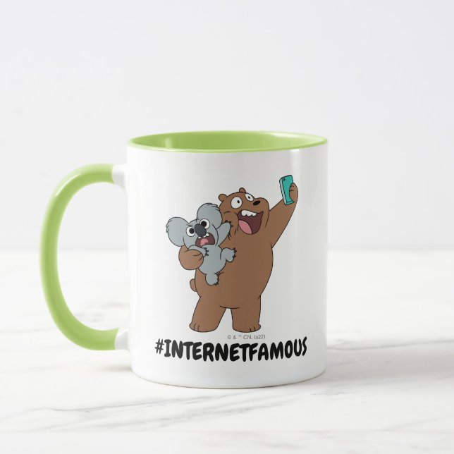 Grizz & Nom Nom - #InternetFamous Mug (Left)