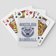 Grizzlies Baseball Playing Cards