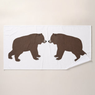 Grizzly Bath Towel