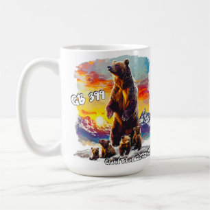 Grizzly Bear 399 4 Cubs Grand Teton National Park Coffee Mug