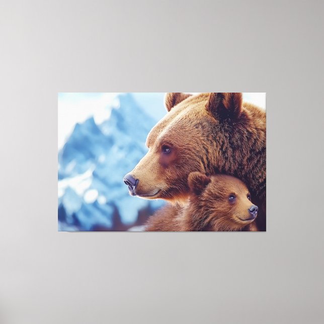 Grizzly Bear 399, GB 399 Canvas Print (Front)