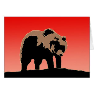 Grizzly Bear at Sunset  - Original Wildlife Art