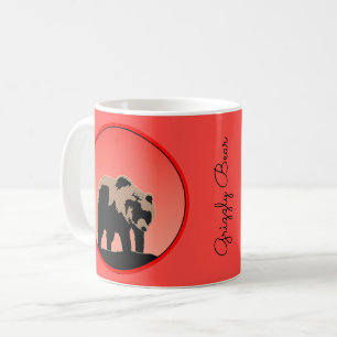 Grizzly Bear at Sunset  - Original Wildlife Art Coffee Mug