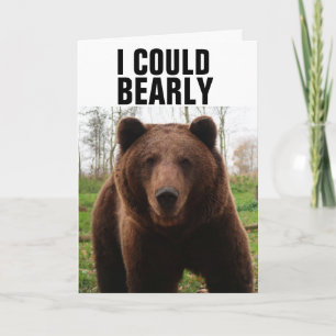 GRIZZLY BEAR BIRTHDAY CARDS