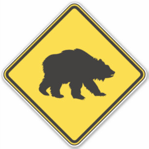 Grizzly Bear Crossing