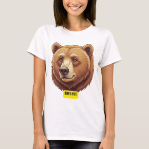 Grizzly bear. Honey heist T-Shirt