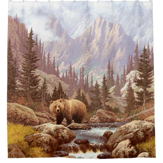Grizzly Bear in the Rocky Mountains / AF-006bear,g (Front)