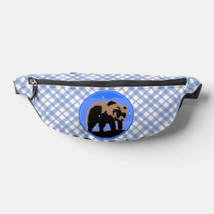 Grizzly Bear in Winter  - Original Wildlife Art Fanny Pack