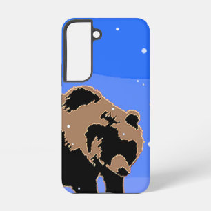 Grizzly Bear in Winter  - Original Wildlife Art Samsung Galaxy Case