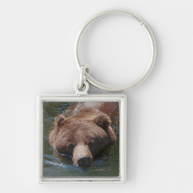 Grizzly Bear Keychain (Front)
