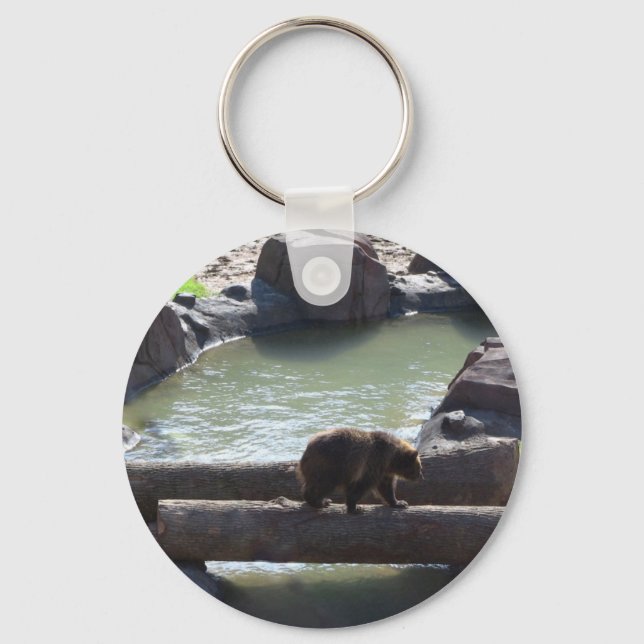 Grizzly Bear Keychain (Front)