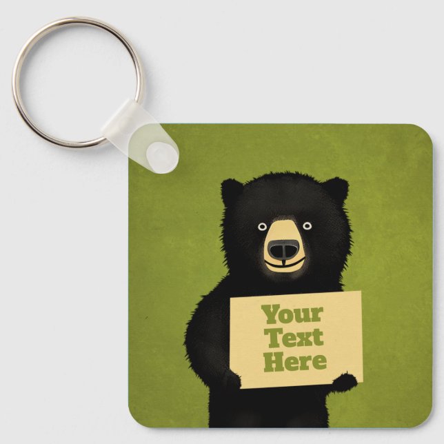 Grizzly Bear Keychain (Front)