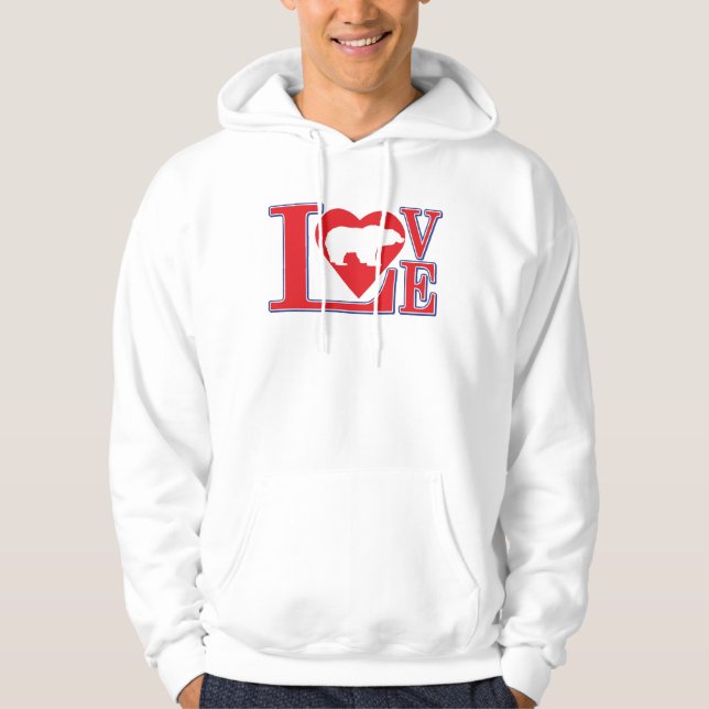 Grizzly Bear Love Hoodie (Front)