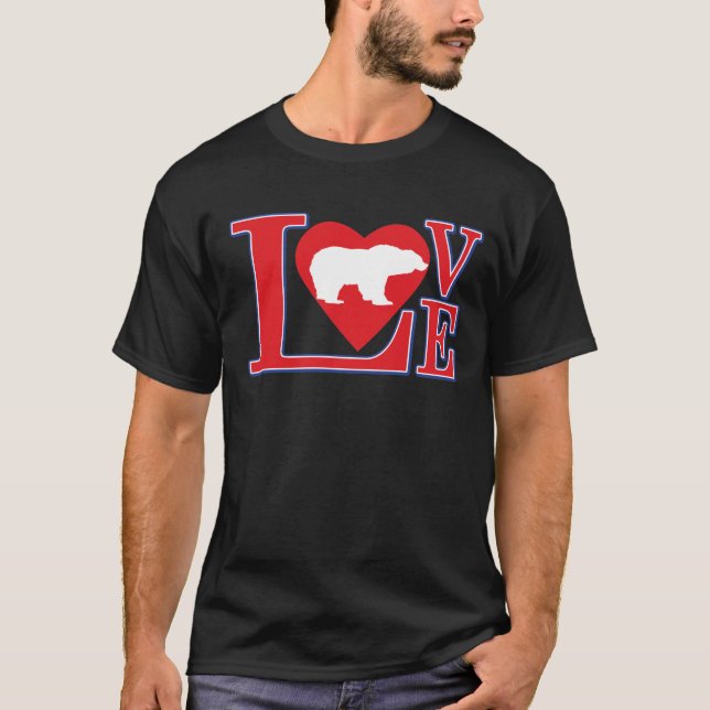 Grizzly Bear Love T-Shirt (Front)