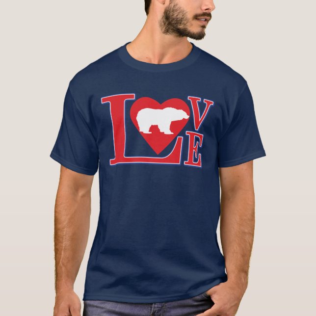 Grizzly Bear Love T-Shirt (Front)